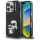 Karl Lagerfeld - IML Aquarelle Karl & Choupette (KLHCP16XHMKCAQK) - iPhone 16 Pro Max - Black