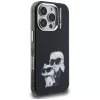 Karl Lagerfeld - IML Aquarelle Karl & Choupette (KLHCP16XHMKCAQK) - iPhone 16 Pro Max - Black