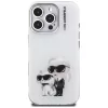 Karl Lagerfeld - IML Aquarelle Karl & Choupette (KLHCP16XHMKCAQH) - iPhone 16 Pro Max - White