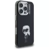 Karl Lagerfeld - IML Aquarelle Karl & Logo MagSafe (KLHCP16XHMKIAQK) - iPhone 16 Pro Max - Black