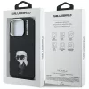 Karl Lagerfeld - IML Aquarelle Karl & Logo MagSafe (KLHCP16XHMKIAQK) - iPhone 16 Pro Max - Black