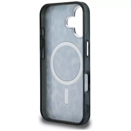 Karl Lagerfeld - IML Leopard Pattern MagSafe (KLHMP16SHDLEOICK) - iPhone 16 - Black