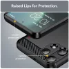 Techsuit - Carbon szilikon tok - Nothing Phone (3a) Lite - Fekete