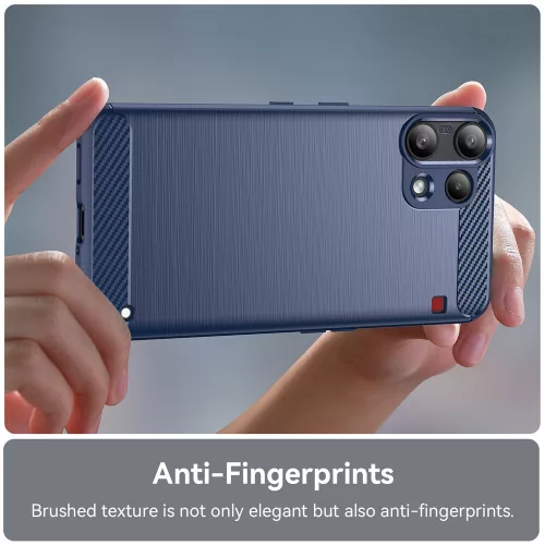 Techsuit - Carbon szilikon tok - Nothing Phone (3a) Lite - Kék