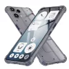 Techsuit - Shockproof Átlátszó Ütésálló Szilikon tok - Nothing Phone (3a) Lite - Átlátszó fekete