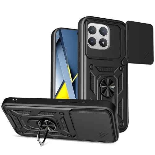Techsuit - CamShield ütésálló tok - Xiaomi Poco F8 Pro - Fekete