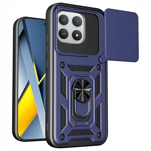 Techsuit - CamShield ütésálló tok - Xiaomi Poco F8 Pro - Kék