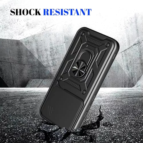 Techsuit - CamShield ütésálló tok - Xiaomi Poco F8 Pro - Kék