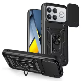   Techsuit - CamShield ütésálló tok - Xiaomi Poco F8 Ultra - Fekete