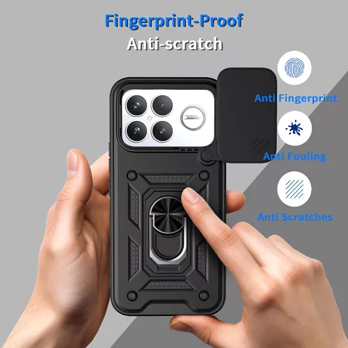 Techsuit - CamShield ütésálló tok - Xiaomi Poco F8 Ultra - Fekete