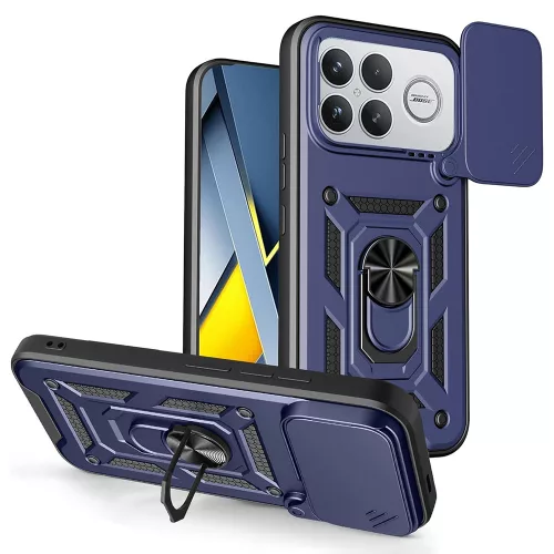 Techsuit - CamShield ütésálló tok - Xiaomi Poco F8 Ultra - Kék