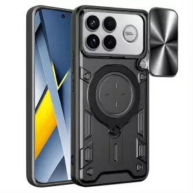   Techsuit - CamGuard Pro ütésálló tok - Xiaomi Poco F8 Ultra - Fekete
