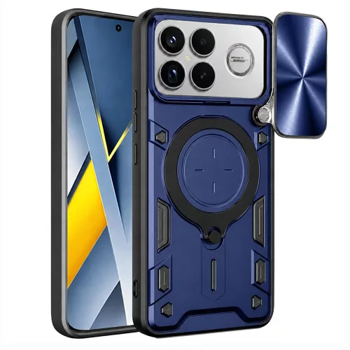Techsuit - CamGuard Pro tok ütésálló tok - Xiaomi Poco F8 Ultra - Kék