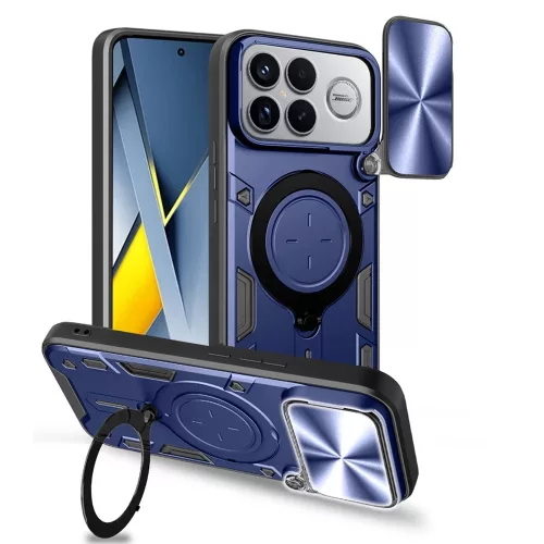 Techsuit - CamGuard Pro tok ütésálló tok - Xiaomi Poco F8 Ultra - Kék