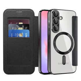   Techsuit - SmartMag Book Case - Samsung Galaxy A37 5G - Black