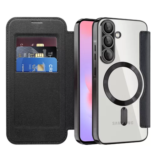 Techsuit - SmartMag Book Case - Samsung Galaxy A37 5G - Black
