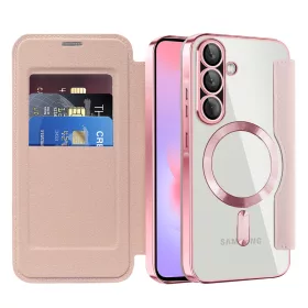 Techsuit - SmartMag Book Case - Samsung Galaxy A37 5G - Pink