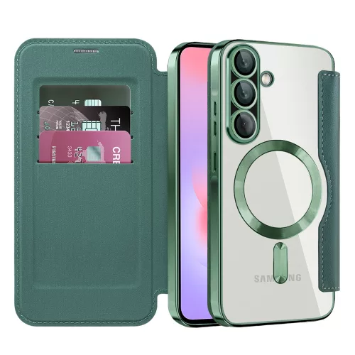 Techsuit - SmartMag Book Case - Samsung Galaxy A37 5G - Green