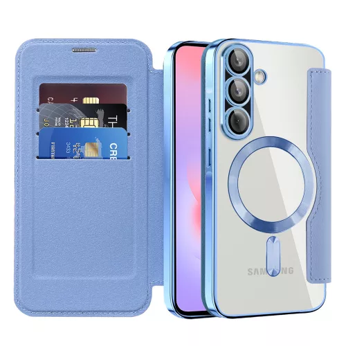 Techsuit - SmartMag Book Case - Samsung Galaxy A37 5G - Light Blue
