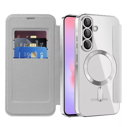 Techsuit - SmartMag Book Case - Samsung Galaxy A37 5G - Gray