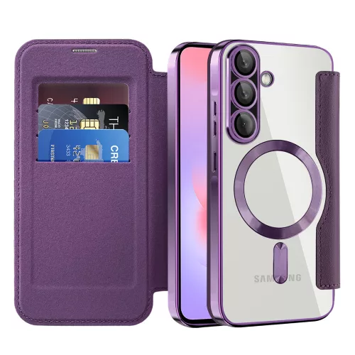 Techsuit - SmartMag Book Case - Samsung Galaxy A37 5G - Purple