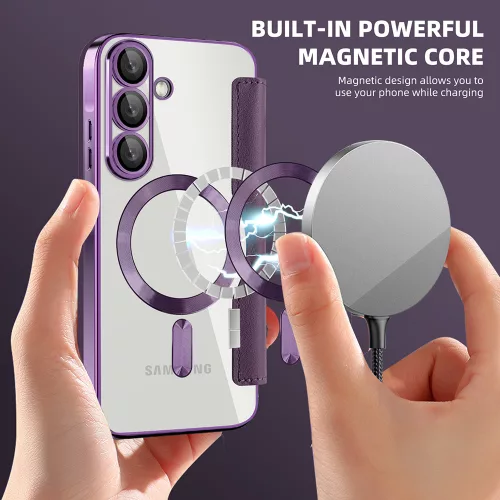 Techsuit - SmartMag Book Case - Samsung Galaxy A37 5G - Purple