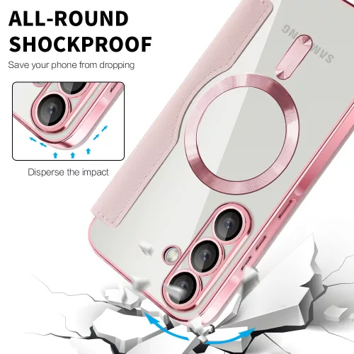 Techsuit - SmartMag Book Case - Samsung Galaxy A57 5G - Pink