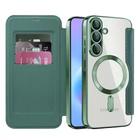   Techsuit - SmartMag Book Case - Samsung Galaxy A57 5G - Green