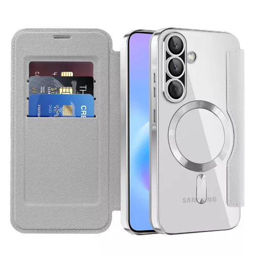 Techsuit - SmartMag Book Case - Samsung Galaxy A57 5G - Gray