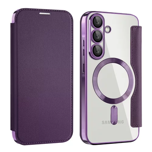 Techsuit - SmartMag Book Case - Samsung Galaxy A57 5G - Purple