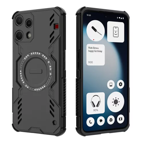 Techsuit - ArmorMag ütésálló tok - Nothing Phone (3a) Lite - Fekete