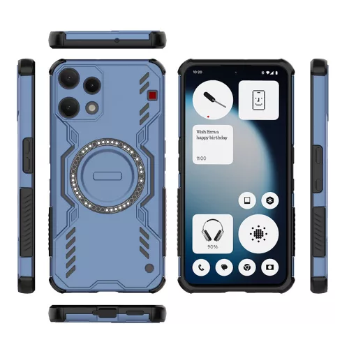 Techsuit - ArmorMag ütésálló tok - Nothing Phone (3a) Lite - Kék