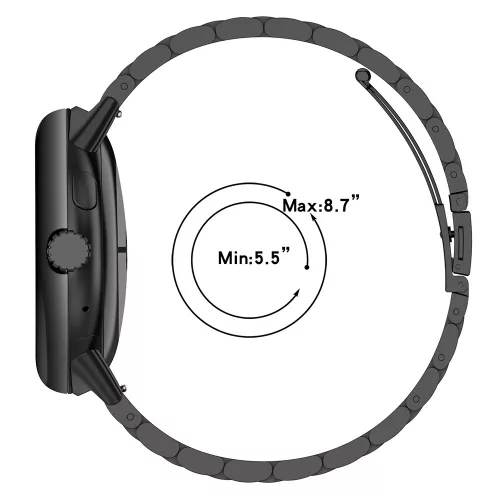 Techsuit - Watchband (W010) - Google Pixel Watch 4 45mm - Black