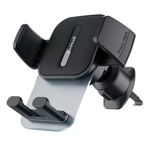 Proove - Autós tartó Crystal Clamp (CHCC00000001) - Szellőzőrácsra, Mechanical Clamp, Secure Fastening, for 4.7"-6.9" telefonokhoz - Black