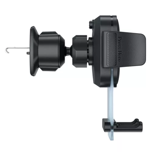 Proove - Autós tartó Crystal Clamp (CHCC00000001) - Szellőzőrácsra, Mechanical Clamp, Secure Fastening, for 4.7"-6.9" telefonokhoz - Black
