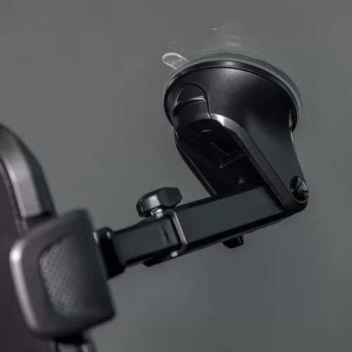 Proove - Autós tartó Longway Plaid (CHLP00000001) - Szélvédőre/Műszerfalra, Tapadókorong, 4.7''-6.9" telefonokhoz - Black