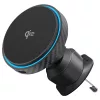 Proove - Autós tartó vezeték nélküli töltéssel Graphite Circle (WHGC15010001) - Szellőzőrácsra, Qi2, 15W, LED Indicator - Black