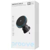 Proove - Autós tartó vezeték nélküli töltéssel Graphite Circle (WHGC15010001) - Szellőzőrácsra, Qi2, 15W, LED Indicator - Black