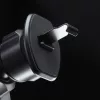 Proove - Autós tartó vezeték nélküli töltéssel Icecore (WHIC15002003) - Szellőzőrácsra, Erős mágnes, Active Cooling, Qi2 15W - Gray