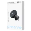 Proove - Autós tartó vezeték nélküli töltéssel Light Circle (WHLC15010002) - Szellőzőrácsra, Mágneses tapadás, Qi2 15W - Metallic Grey