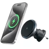 Proove - Autós tartó vezeték nélküli töltéssel Magic Circle Pro (WHMP15010001) - MagSafe, Szellőzőrácsra, 360, Qi2 15W, LED - Black