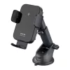 Proove - Autós tartó vezeték nélküli töltéssel Triple Clamp (WHTC15010001) - Szellőzőrácsra, Automata karok, 15W, 4.0"-6.9" - Black