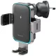 Proove - Autós tartó vezeték nélküli töltéssel Triple Clamp Pro (WHTP15010004) - 2in1 Mount, Automatic, LED, Qi2 15W - Metal Grey