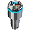 Proove - Car Charger with FM Modulator (FMNX30110001) - USB, Type-C, U-Disk, TF, Bluetooth 5.3, Fast Charge, 30W, LED - Black