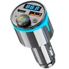 Proove - Car Charger with FM Modulator (FMNX30110001) - USB, Type-C, U-Disk, TF, Bluetooth 5.3, Fast Charge, 30W, LED - Black