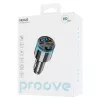 Proove - Car Charger with FM Modulator (FMNX30110001) - USB, Type-C, U-Disk, TF, Bluetooth 5.3, Fast Charge, 30W, LED - Black