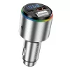 Proove - Car Charger with FM Modulator (FMPD30110006) - USB, Type-C, AUX, Bluetooth 5.3, Fast Charge, 30W, 12-24V - Silver