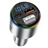 Proove - Car Charger with FM Modulator (FMPD30110006) - USB, Type-C, AUX, Bluetooth 5.3, Fast Charge, 30W, 12-24V - Silver