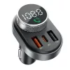 Proove - Car Charger with FM Modulator (FMSL30110001) - USB, Type-C, U-Disk, TF, Bluetooth 5.4, Fast Charge, 30W - Black