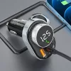 Proove - Car Charger with FM Modulator (FMSL30110001) - USB, Type-C, U-Disk, TF, Bluetooth 5.4, Fast Charge, 30W - Black